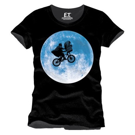 T-shirt E. T. the extra-terrestrial moon