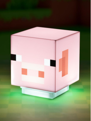 Lampara Con Sonido Minecraft Cerdo
