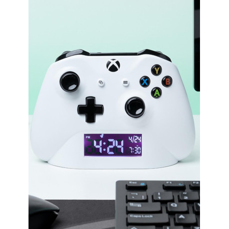 Reloj Despertador Xbox Mando Blanco