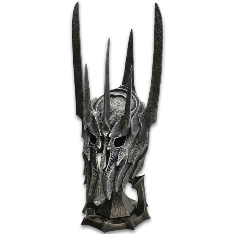 El Señor de los Anillos: la Comunidad del Anillo Réplica 1/2 Casco de Sauron 40 cm