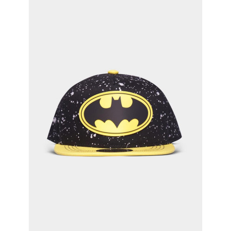 Gorra Dc Comics Batman Emblema Negro