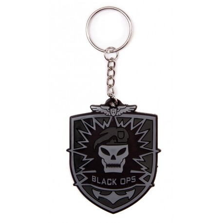 Call of Duty llavero de caucho Black Ops Patch