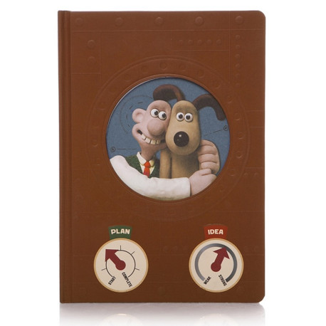 Cuaderno A5 Aardman Wallace Y Gromit Inventores