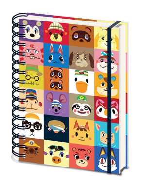 Libreta Cuaderno A5 Animal Crossing