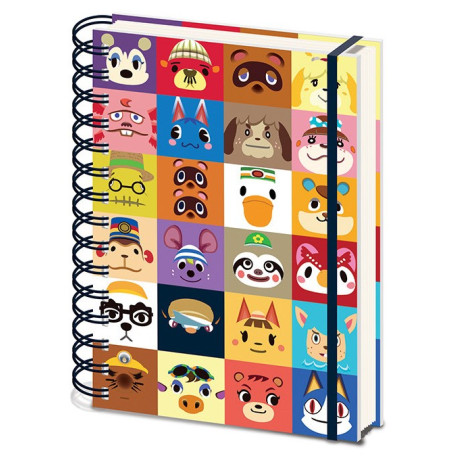 Libreta Cuaderno A5 Animal Crossing