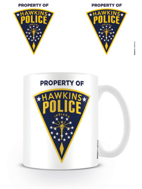 Taza Stranger Things Hawkins Police Badge