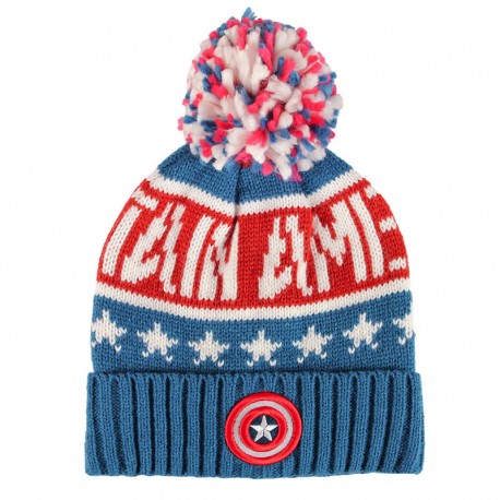 Marvel gorro Capitán América jacquard