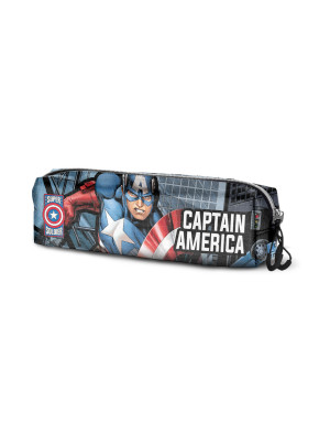 Capitán América Defender Estuche Portatodo Cuadrado FAN 2.0, Multicolor