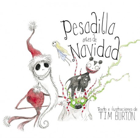 Libro Ilustrado Pesadilla antes de Navidad