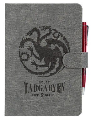 Cuaderno A5 y Boligrafo Juego De Tronos Targaryen