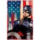 Coperta In Pile Di Captain America Vintage