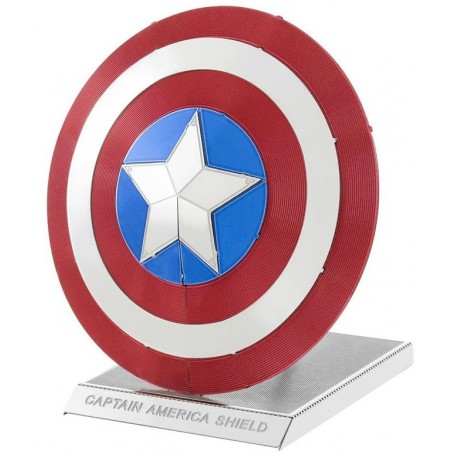 Mock-up of a metal Captain America