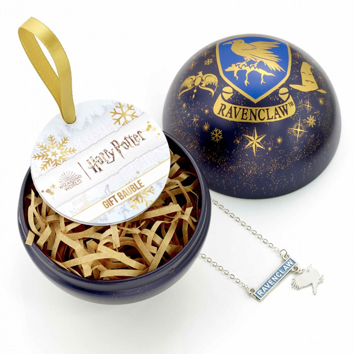 Adorno Bola De Navidad Harry Potter Con Pulsera Snitch Dorada