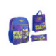 MOCHILA ESCOLAR MEDIANA PORTAMERIENDA SONIC PRIME
