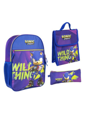 BACKPACK SCHOOL MEDIUM PORTAMERIENDA SONIC PRIME