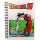 Libreta 3D Dragon Ball Z Frieza vs Goku