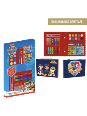 Conjunto de papelaria colorível Paw Patrol