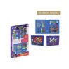 Conjunto de artigos de papelaria para colorir Sonic