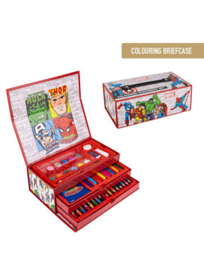 Set papeterie à colorier Marvel officiel