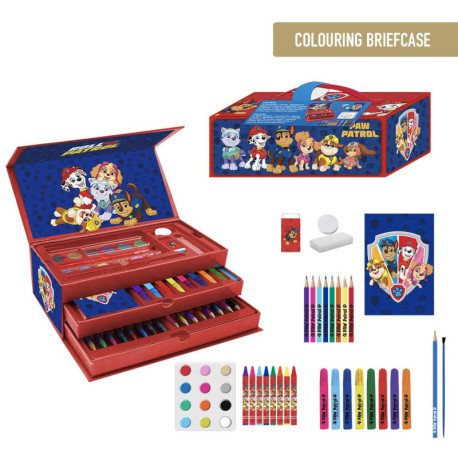 Conjunto de papéis colorível Paw Patrol