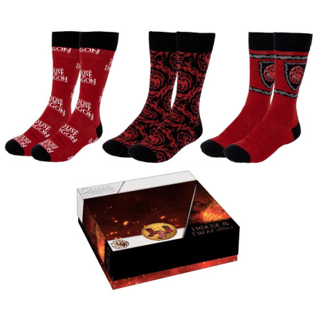 PACK CALCETINES 3 PIEZAS HOUSE OF DRAGON