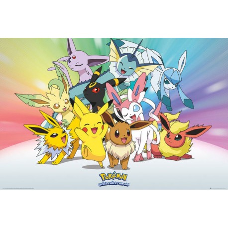 Poster Pokemon characters