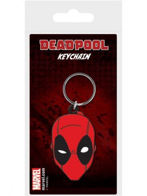 Keychain en Caoutchouc Deadpool visage