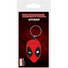 Porta-chaves de borracha com cara de Deadpool