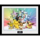 Poster Enmarcado Pokemon Eevee Friends