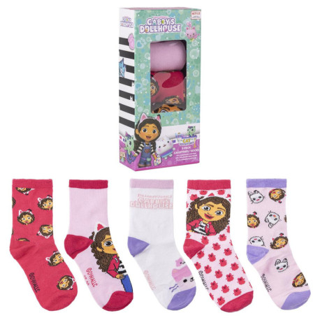 PACK CALCETINES 5 PIEZAS GABBY´S DOLLHOUSE