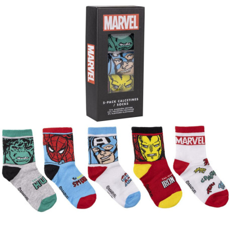 PACK CALCETINES 5 PIEZAS AVENGERS