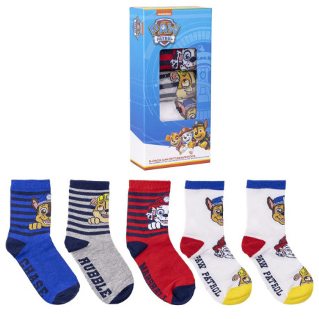PACK CALCETINES 5 PIEZAS PAW PATROL