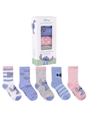 PACK CALCETINES 5 PIEZAS STITCH