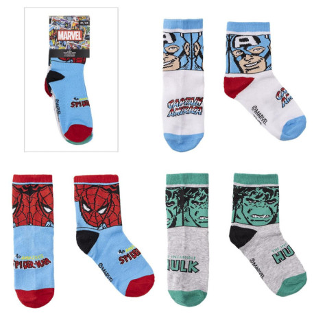 Paquet de chaussettes Avengers pour enfants