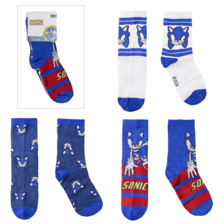 PACK CALCETINES 3 PIEZAS SONIC