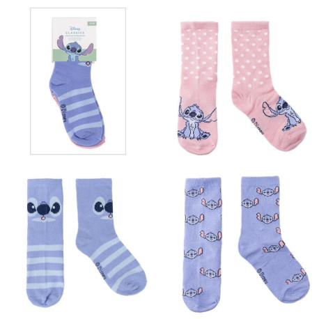 PACK CALCETINES 3 PIEZAS STITCH