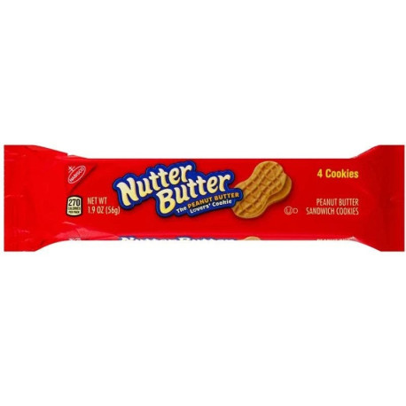 Nutter Butter Nabisco con manteca de cacahuete