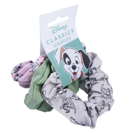 ACCESORIOS PELO COLETERO DE TELA 3 PIEZAS DISNEY 101 DALMATAS