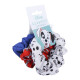 ACCESORIOS PELO COLETERO DE TELA 3 PIEZAS DISNEY 101 DALMATAS