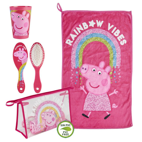 NECESER ASEO VIAJE ACCESORIOS PEPPA PIG