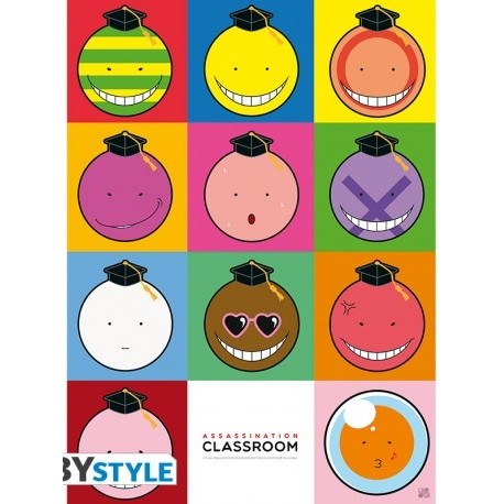 Poster Assassination Classroom Koro Faces