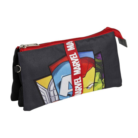 ESTUCHE PORTATODO 3 COMPARTIMENTOS AVENGERS