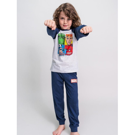 PIJAMA LARGO SINGLE JERSEY MARVEL