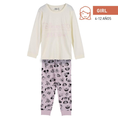 PIJAMA LARGO SINGLE JERSEY DISNEY 100