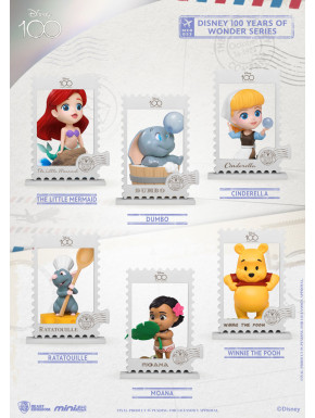 Disney Pack de 6 Mini Figuras Mini Egg Attack 100 Years of Wonder Series 8 cm