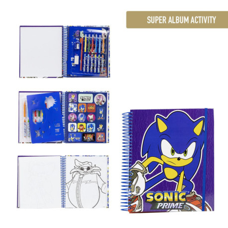 Album à colorier Sonic Prime Kids