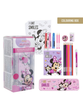 Set de papeterie à colorier Minnie pour enfants