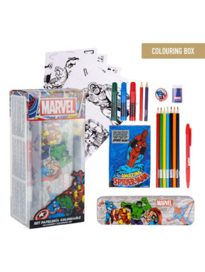 Marvel Set de papeterie à colorier pour enfants