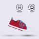 ZAPATILLA LONETA SUELA PVC ALGODÓN SPIDERMAN