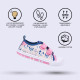 ZAPATILLA LONETA SUELA PVC CON LUCES ALGODÓN MINNIE